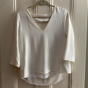 Ivory dressy top